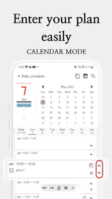 Daily Schedule android App screenshot 3