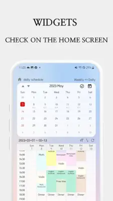 Daily Schedule android App screenshot 4