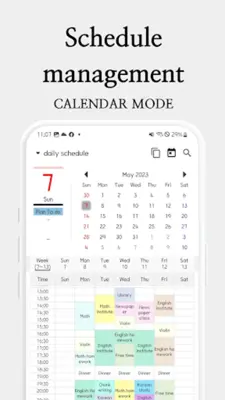 Daily Schedule android App screenshot 5